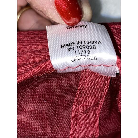 Disney Mickey Mouse Logo Ball Cap Adjustable Buckle Hat Embroidered Logo - Picture 7 of 8